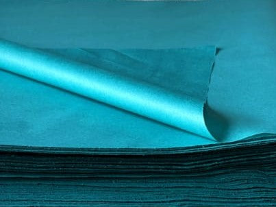 Turquoise Coloured Tissue Paper