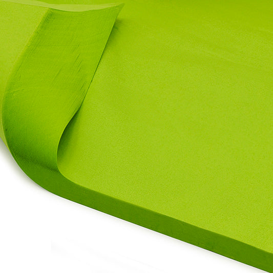 Lime Green Coloured Tissue Paper